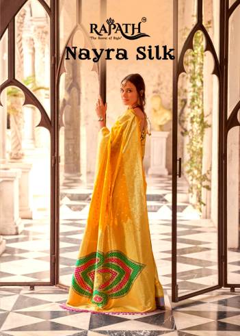 RAJPATH NAYRA SILK 470001 TO 470006 DESIGNER SILK SAREE WHOLESALER IN INDIA